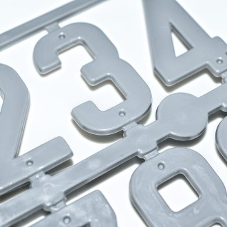 Plastic numbers on hive - DE